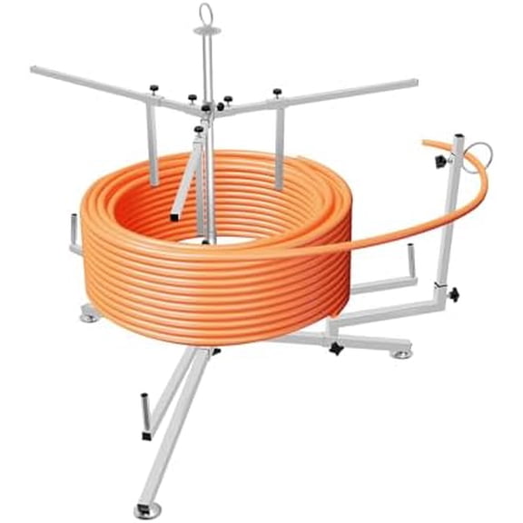 PEX Pipe Uncoiler, 1969ft Adjustable Pex Tube Decoiler, Heavy Duty Pipe Reel Dispenser with Carrying Bag for PEX, PERT, Heating Pipes, Water Pipes, Maximum Load 440 Pounds$$Tools & Hardware Other