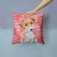 thumbnail image 2 of Love Design with Dog Fabric Decorative Pillow, 2 of 4