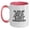 White/Pink, variant on Funny Sonographer Gifts from Friends for Graduation Unique Two Tone Coffee Mugs - All Men Are Created Equal But The Coolest Become A Sonographer