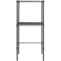 Mini Shelf Supreme - Adjustable Metal Shelving Unit - Black