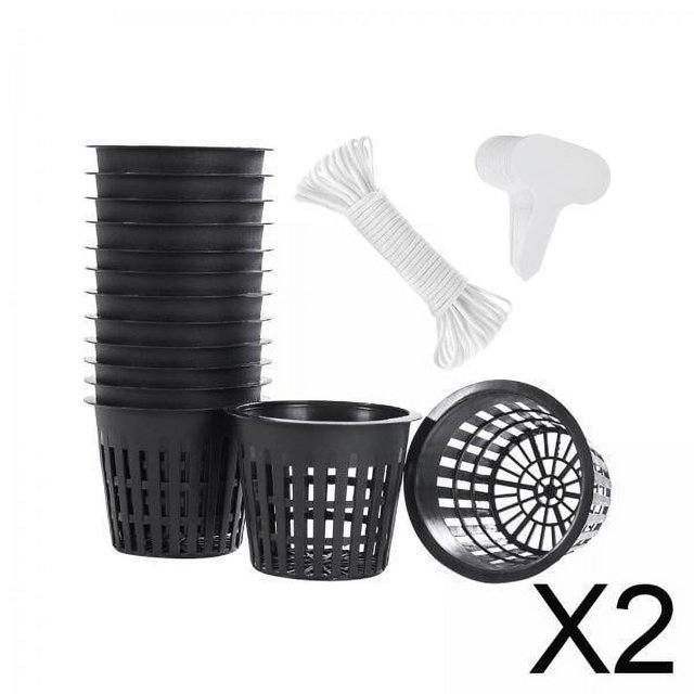 2x12 Vasos De Red, Macetas, Cestas De De Repuesto Para Jardinería, Jardín En Crecimiento