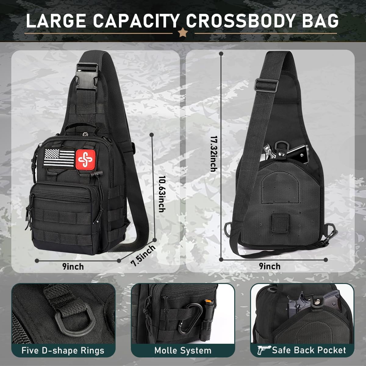 Survival Kit 260Pcs Survival Gear and Supplies for Camping Hiking Hunting Outdoor Adventure Professional Emergency Kit