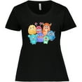 thumbnail image 3 of Inktastic Halloween Monsters Women's Plus Size T-Shirt, 3 of 5
