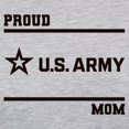 thumbnail image 3 of CafePress - Proud Army Mom Black Long Sleeve T Shirt - Womens Baseball Tee, 3 of 4