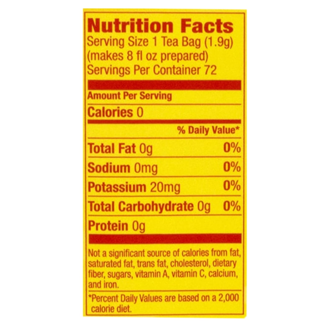 Lipton Black Tea, Decaffeinated, Tea Bags 144 Ct