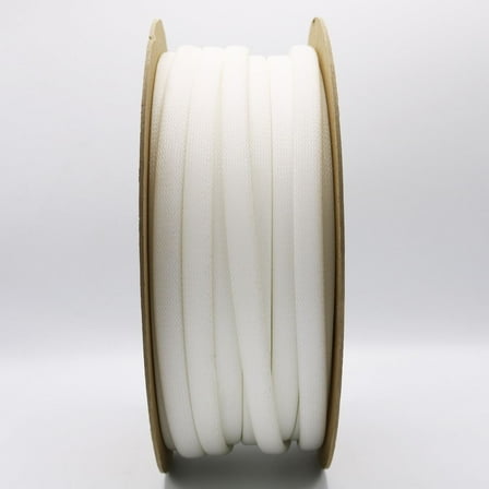 1-1/4" PET Braided expando PT sleeving (250 ft/spool) - White