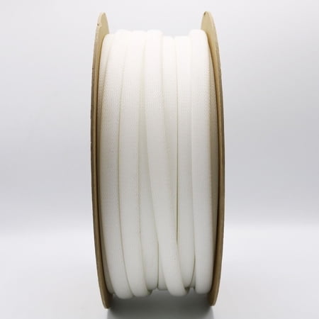 2 PET Braided expando PT sleeving (250 ft/spool) - White