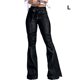 thumbnail image 4 of Minnieouse Pantalones vaqueros de pierna ancha para mujer, pantalones acampanados de cintura alta, pantalones vaqueros informales de realce de Prendas para la parte inferior del cuerpo Negro L, 4 of 6