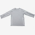 thumbnail image 4 of ZHUASHUM Mens T Shirt Short Sleeve Post Shoulder Shirts For Recovery Shirt Full Open Zipper Style Chemo Dialysis Adaptive Clothing Grey M, 4 of 9
