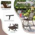 thumbnail image 3 of GVN Set of 4 Patio Folding Sling Chairs Steel Camping Deck, Outdoor Furniture Chairs for Backyard, Porch, Garden, Poolside, 3 of 8