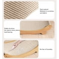 thumbnail image 3 of Sisal Cat Chair, Wearproof Cat Rest Bed, Lounge & Relaxing Scratcher Chair Sisal Scratch Board Cat Hammock with Furniture Protector for Small and Medium Cats, 3 of 7