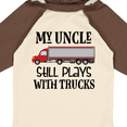 thumbnail image 4 of Inktastic Truck Driver Uncle for Nephew Boys or Girls Long Sleeve Baby Bodysuit, 4 of 5
