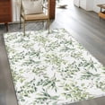 thumbnail image 3 of Sage Green Eucalyptus 3'x5' Washable Rug, Spring Watercolor Botanical Leaves Non-Slip Area Rugs for Entryway Kitchen Classroom, StainResistant Dorm Throw Carpet, Low Pile Soft Indoor Floor Mat, 3 of 9
