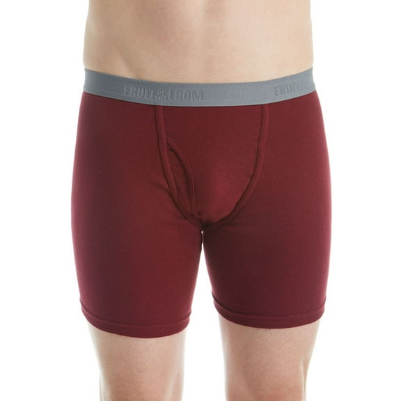Fruit of the Loom Men's Premium Boxer Brief , 4 Pack, Assorted, Medium