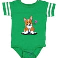 thumbnail image 3 of Inktastic Flower Corgi Boys or Girls Baby Bodysuit, 3 of 5