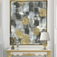 thumbnail image 2 of Designart ' Gold Glamour Squares II ' Modern & Transitional Framed Canvas, 2 of 3