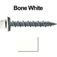 Metal Roofing Screws (1000) 10 X 11/2" White Hex Head Sheet Metal