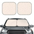 thumbnail image 6 of Lsque Colorful Dots 2 PCS Windshield Sun Shade | CarFoldable Window Covers | Car Accessories Reflect UV for Universal Cars SUV Truck | Large, 6 of 7