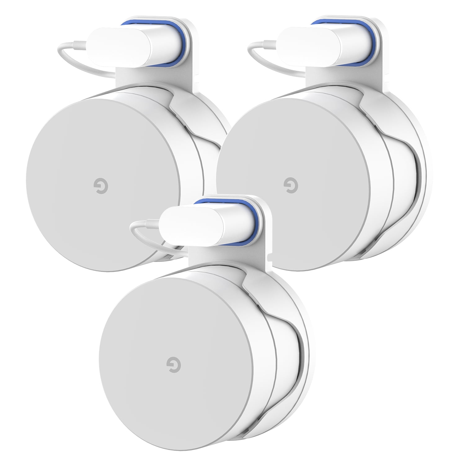 3Pack Google WiFi wall mount with soft card slot for