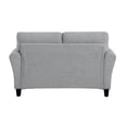 thumbnail image 3 of OakvillePark Eunice Fabric Upholstered Living Room Loveseat, Dark Gray, 3 of 5