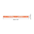 thumbnail image 2 of Unique Bargains 9.8'x0.7' Badminton Racket Head PU Protector Sticker Racquet Guard Tape, Orange 4 Pack, 2 of 6