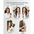thumbnail image 2 of Hot Air Brush, 5 in 1 High-Speed Hot Air Styler-13000 RPM Hair Dryer Air Styling System, Wrap Air Curling Wand Round Brush Hair Straightener Comb Hair Volumizer Blow Dryer Set, 2 of 7