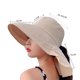 thumbnail image 2 of Sombrero de sol para mujer con ala ancha y agujero para cola de caballo, sombrero de safari para senderismo con solapa para el cuello, 2 of 5