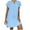 Light Blue, variant on Summer Summer Dresses for Women 2025 Casual Trendy,Linen Dresses for Women Casual Summer,Cotton Linen Midi Dress Women Henley V Neck Short Sleeve Tshirt Dresses,Linen Dresses for Women Plus