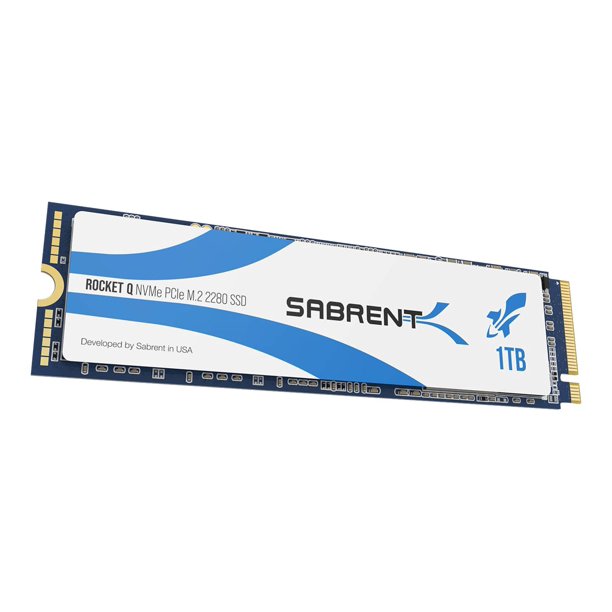 Sabrent Rocket Q Solid State Drive 1 Tb Internal M 2 Ngff 2280 Pci Express 3 1 X4 Nvme Walmart Com Walmart Com