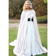 thumbnail image 1 of Capa de Halloween Con Capucha Terciopelo Brujas Princesa Muerte Cabo Largo Traje de Niños Adultos Co Abanopi Blanco/170, 1 of 7