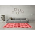 thumbnail image 3 of Ahgly Company Indoor Rectangle Abstract Red Modern Area Rugs, 2' x 4', 3 of 4