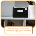 thumbnail image 3 of LABSERRON 2Pcs Office Accordion Bag PP Black Multi Layer Design for Home Use, 3 of 8