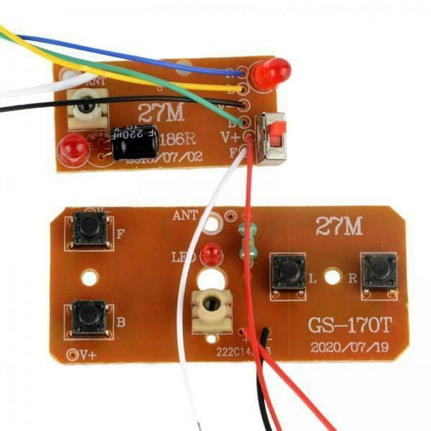 SUNGOOYUE Placa Receptora RC Para Modelo De Automóvil | Repuesto Compatible Con 12428, 12427, 12423 Y 124006 | Mejora El Control