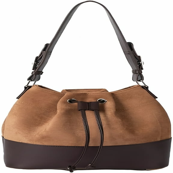 GASTROPOD Suede Bucket Bag for Women Spring Fashion Matte Finish Shoulder Bag Crossbody Purse Work Casual Tote Handbag