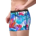 thumbnail image 2 of Uemuo Bright Flowers Pattern Men's Boxer Briefs,Trunk Anti-Chafing,Comfortable, Durable, and Stylish Underwear-Small, 2 of 9