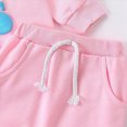 thumbnail image 6 of TOWED22 Baby Infant Toddler Girl 2 Piece Clothes Set Long Sleeve Round Neck Top and Joggers Outfits Clothing for Preschool(Red,6-9 M), 6 of 7