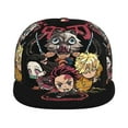 thumbnail image 2 of Demon Slayer Kamado Adjustable Flat Brim Baseball Cap Snapback Hat Hip Hop Caps for Men Women, 2 of 9