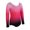 thumbnail image 4 of Kids Girls Gymnastics Leotards One-Piece Ballet Dancewear Bodysuit Clothes, 5-12T, 4 of 12