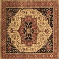 thumbnail image 1 of Ahgly Company Indoor Square Oriental Brown Industrial Area Rugs, 8' Square, 1 of 4