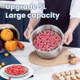 thumbnail image 4 of YOPTOP 5L 5-speed 6-speed 6-speed Blade 6-second Fast Meat Grinder  Household Function  Minced Vegetable Meat Grinder  Garlic Puree Complementary Food  Juice Noodles  One Machine  5-speed,Dark Green, 4 of 7