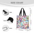 thumbnail image 3 of Easygdp Colorful Watercolor Dots Bolsa Tote para Mujer, Bolso de Hombro para Trabajo, Playa, Viajes, Compras y Supermercado, 3 of 7