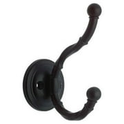 Liberty Hardware 111445 Twisted Coat and Hat Hook, Flat Black