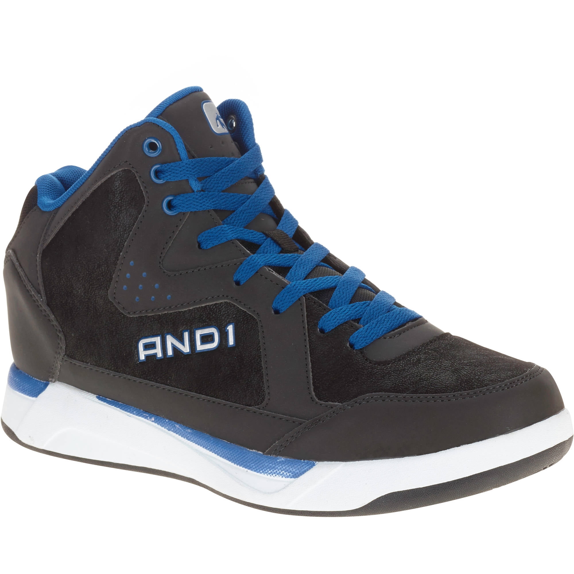 blue and white and1 shoes