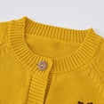 thumbnail image 6 of Coerni Girls' and Toddler Long Sleeve Button Cardigan Cute V-Neck Uniform Strawberry Sweater Youth Open Front Chunky Outerwear, 6 of 6