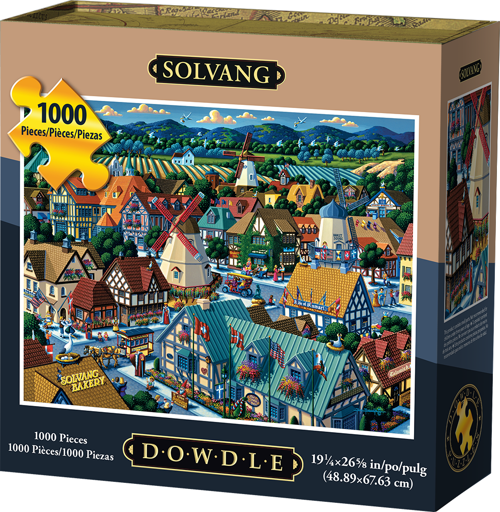 Dowdle Jigsaw Puzzle - Solvang - 1000 Piece - Walmart.com
