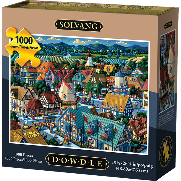 Dowdle Jigsaw Puzzle Solvang 1000 Piece