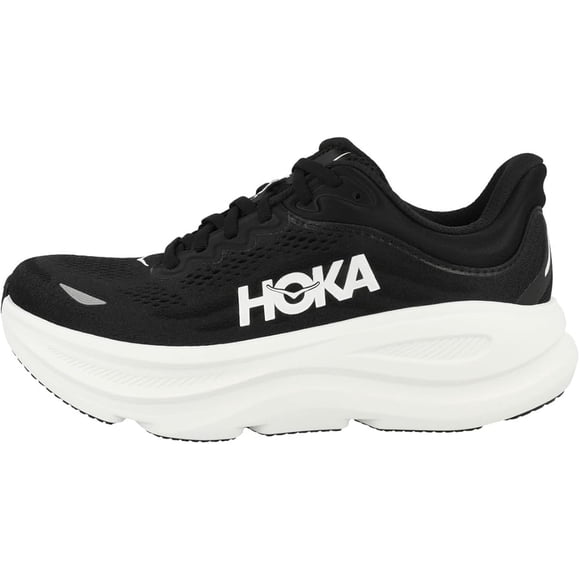 Hoka Bondi 9 Black/White Women's Running Shoes