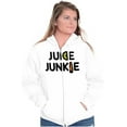 thumbnail image 4 of Juicing Superfood Healthy Lifestyle Zip Up Hoodie Men's Women's Brisco Brands M, 4 of 6