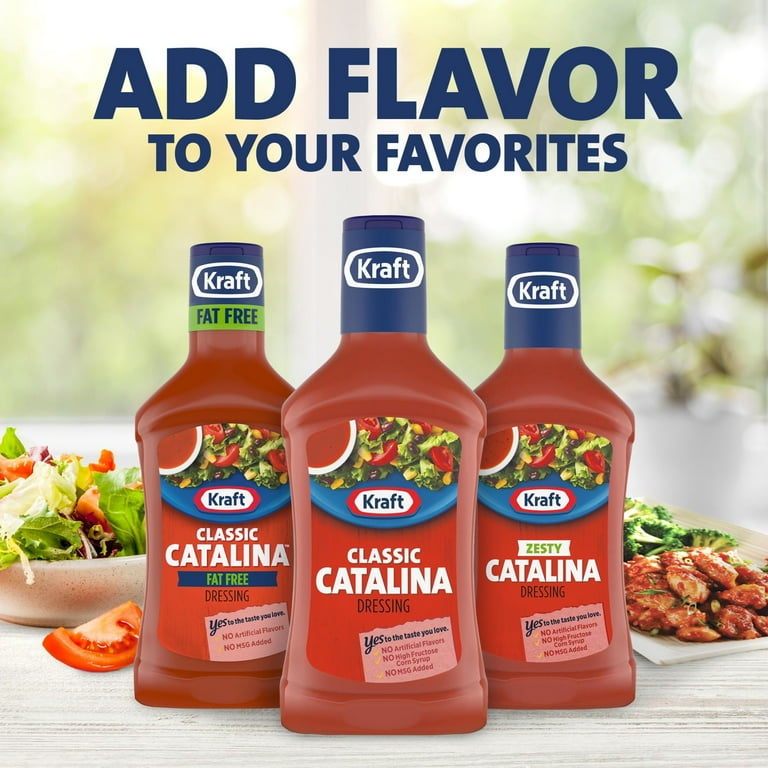 Kraft Classic Catalina Salad Dressing for Sandwich, 16 fl oz Squeezable  Bottle - Walmart.com