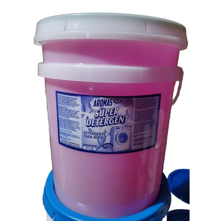 Aromas Plus Mexican Jabon Sote (Zote) Pink Laundry Detergent 5 gallons (640oz) HE Concentrated